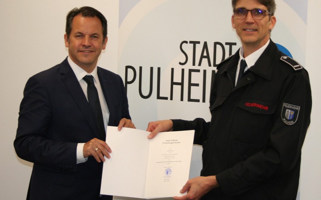 Bürgermeister Keppeler ernennt neuen Leiter der Feuerwehr