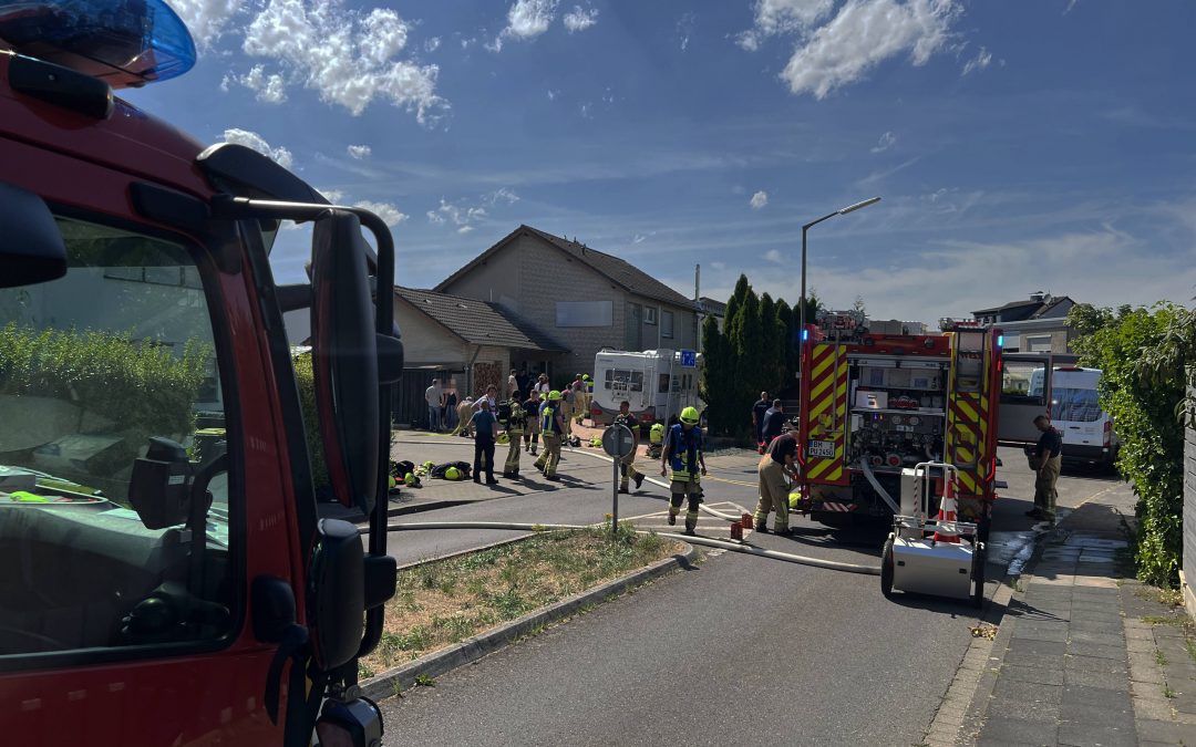 Sinnersdorf: Kellerbrand in Einfamilienhaus