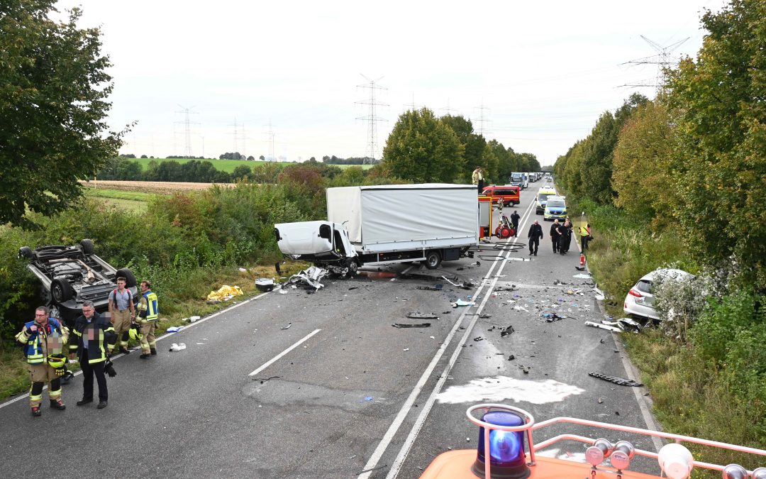 Tödlicher Unfall zwischen Pulheim und Stommeln – Rettungshubschrauber im Einsatz