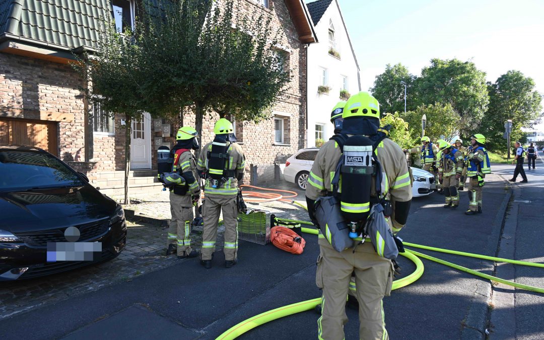 Rauchentwicklung im Keller – Pulheimer Feuerwehr im Einsatz