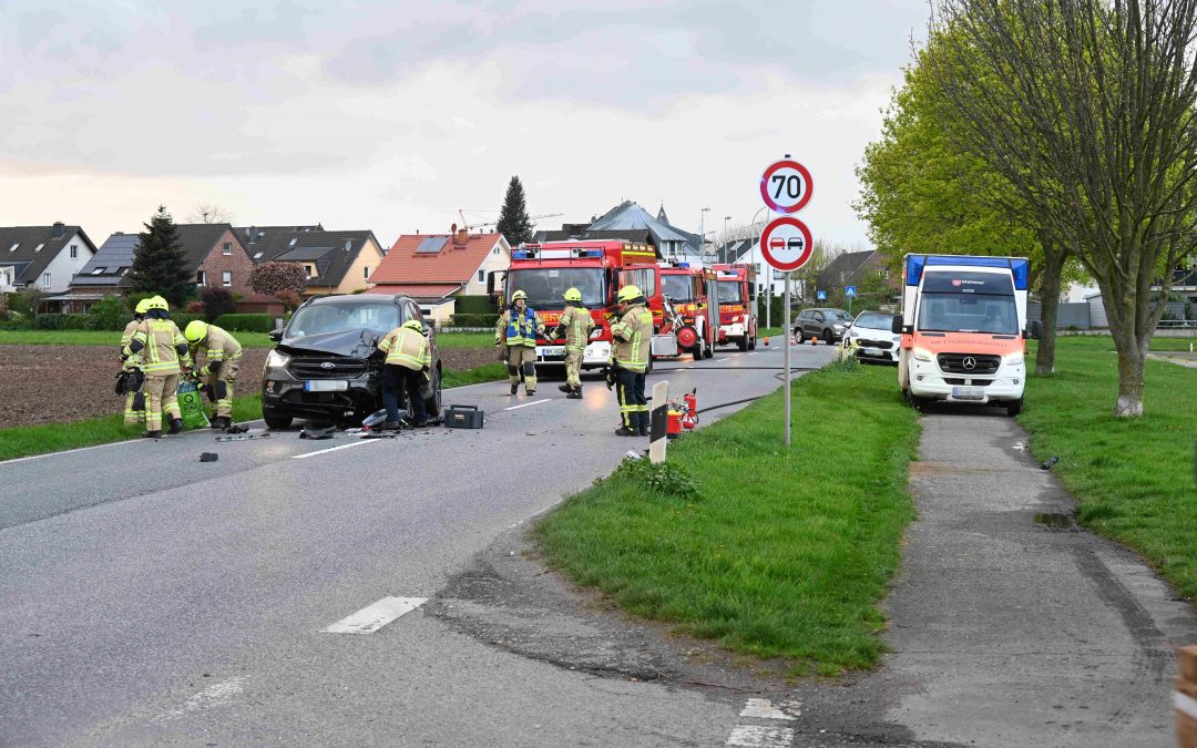 Auffahrunfall in Sinnersdorf – Zwei Verletzte