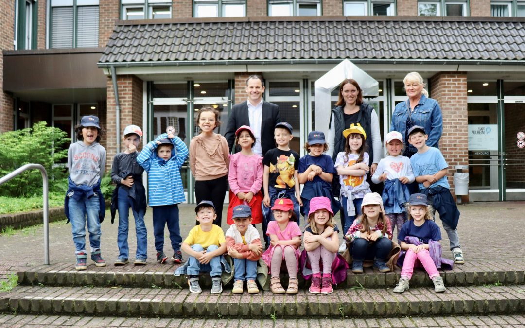 Vorschulkinder besuchen Bürgermeister