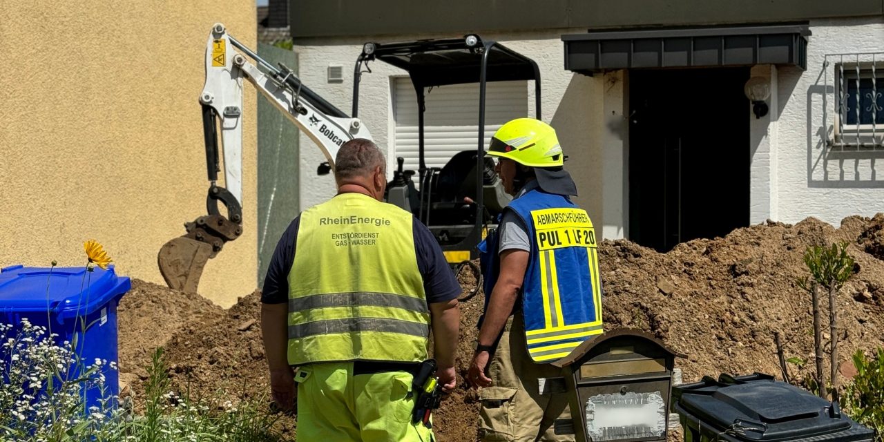 Gekappte Frischwasserleitung überflutet Keller