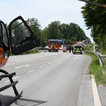 Radfahrer frontal von PKW erfasst – Rettungshubschrauber im Einsatz
