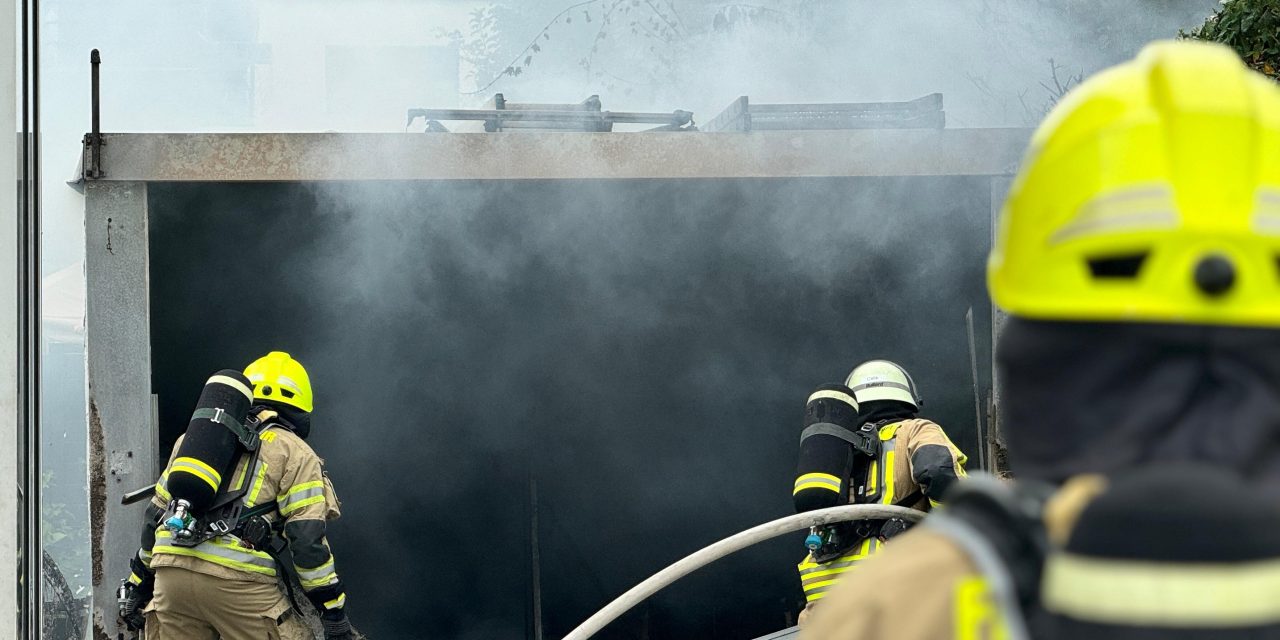 Pulheim-Stommeln: Brand einer Garage